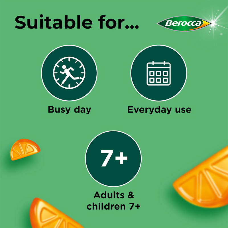Berocca Immuno orange gummies 60 - British product
