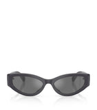 Swarovski cat eye acetate sunglasses with crystal embellishments, UK version