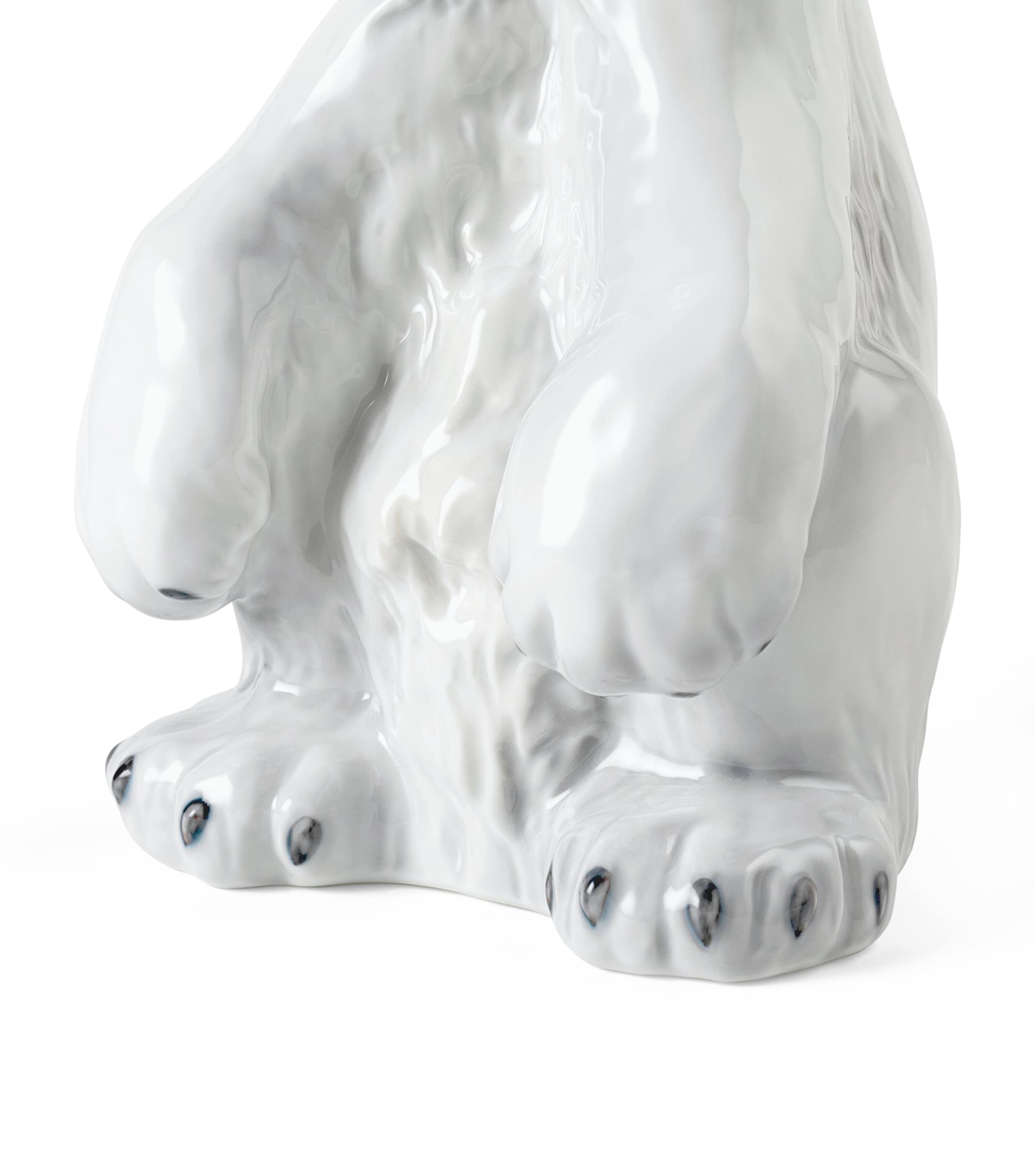Royal Copenhagen porcelain polar bear figurine 33.5cm high, imported from the UK