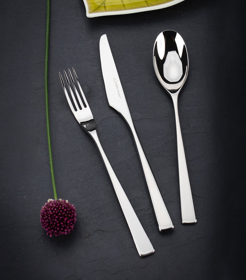 Studio William mirror cutlery set 24-piece (British brand)
