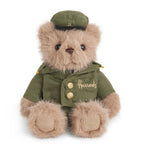 Harrods Small Green Man Bear teddy bear 13cm, UK version