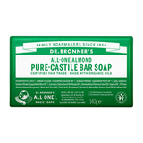 Dr Bronner All-One Almond Pure-Castile Bar Soap 140g - Almond