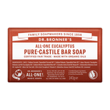 Dr Bronner All-One Almond Pure-Castile Bar Soap 140g - Eucalyptus