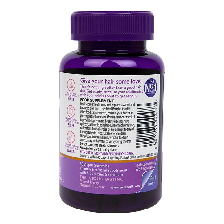 Vitabiotics Perfectil Hair Crush 60 Gummies GOODS Holland&Barrett