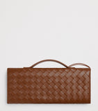 Bottega Veneta Andiamo leather clutch bag - British product
