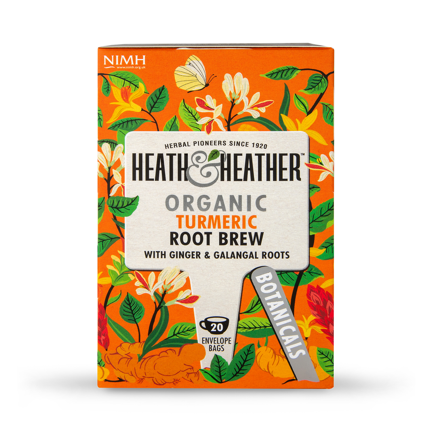 Heath & Heather Organic Green Tea 20 Tea Bags - 998560