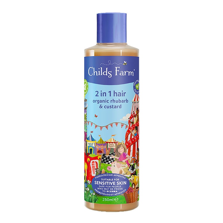 Childs Farm 2in1 Shampoo & Conditioner - Rhubarb & Custard 250ml GOODS Holland&Barrett