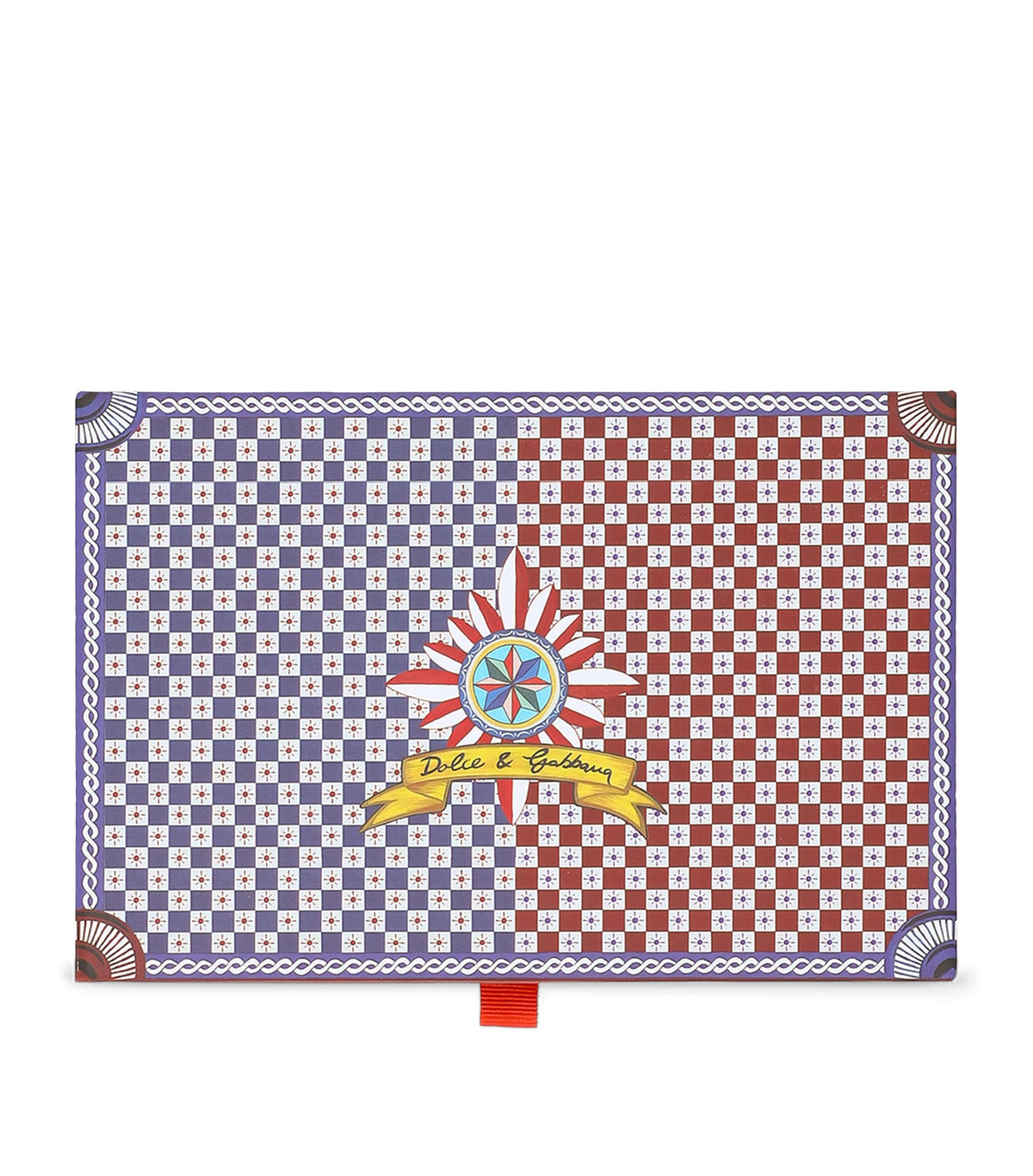 Dolce&Gabbana playing card set with Carretto design and storage box, 2-pack - British product