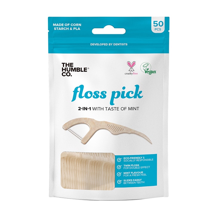 Humble Corn Starch Floss Picks Mint