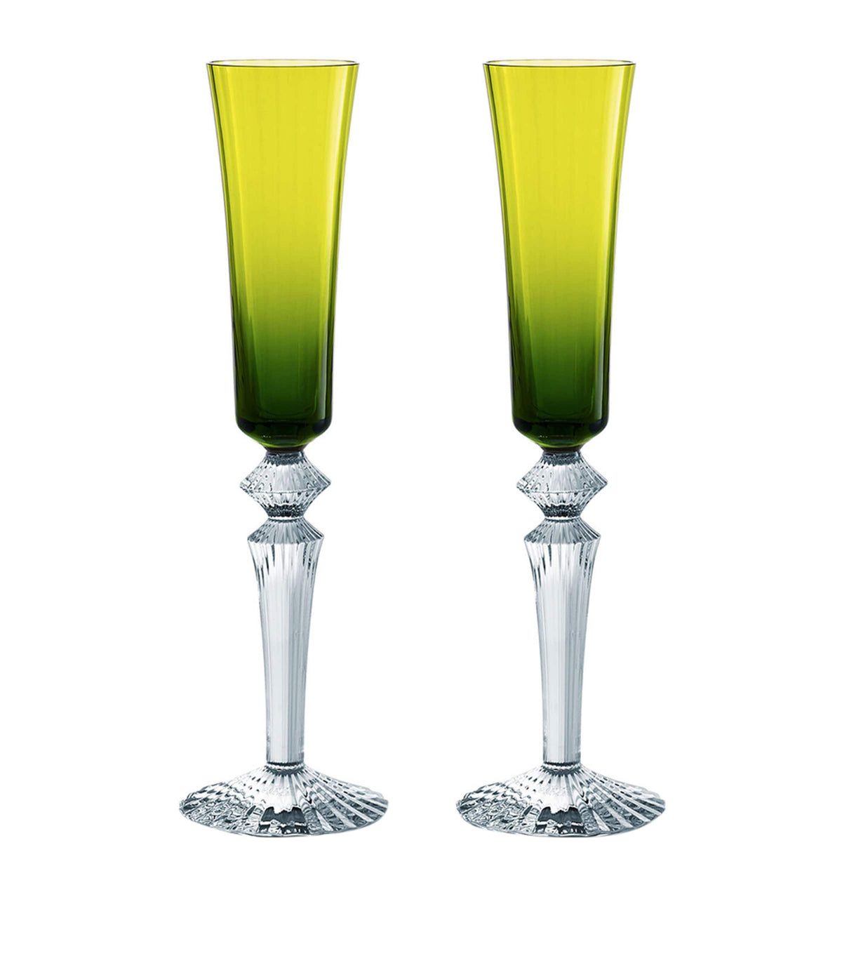 Baccarat Mille Nuits Champagne flutes 170ml set of 2 - British product