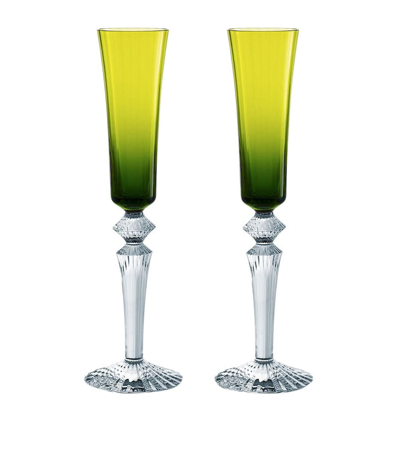 Baccarat Mille Nuits Champagne flutes 170ml set of 2 - British product