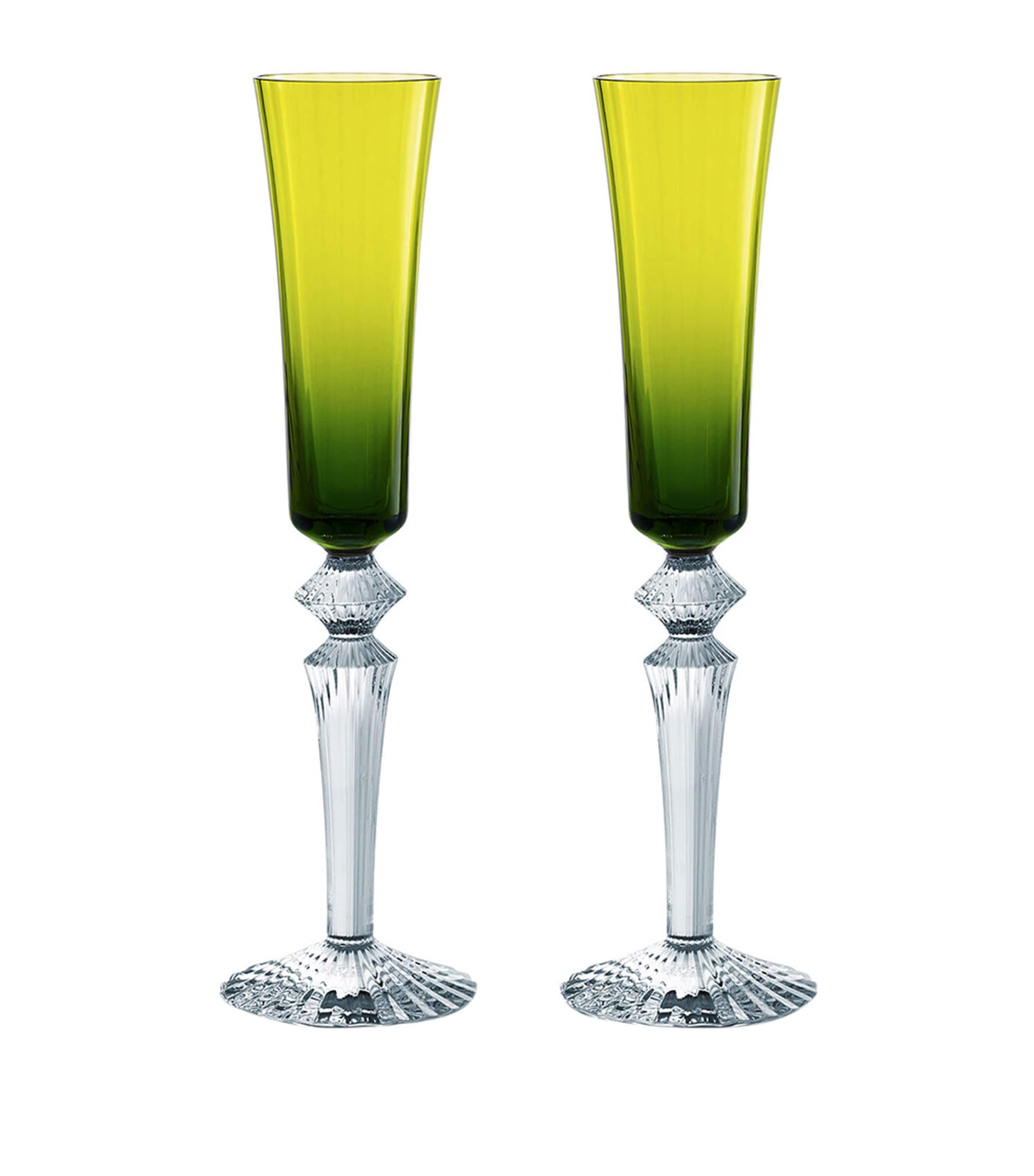 Baccarat Mille Nuits Champagne flutes 170ml set of 2 - British product