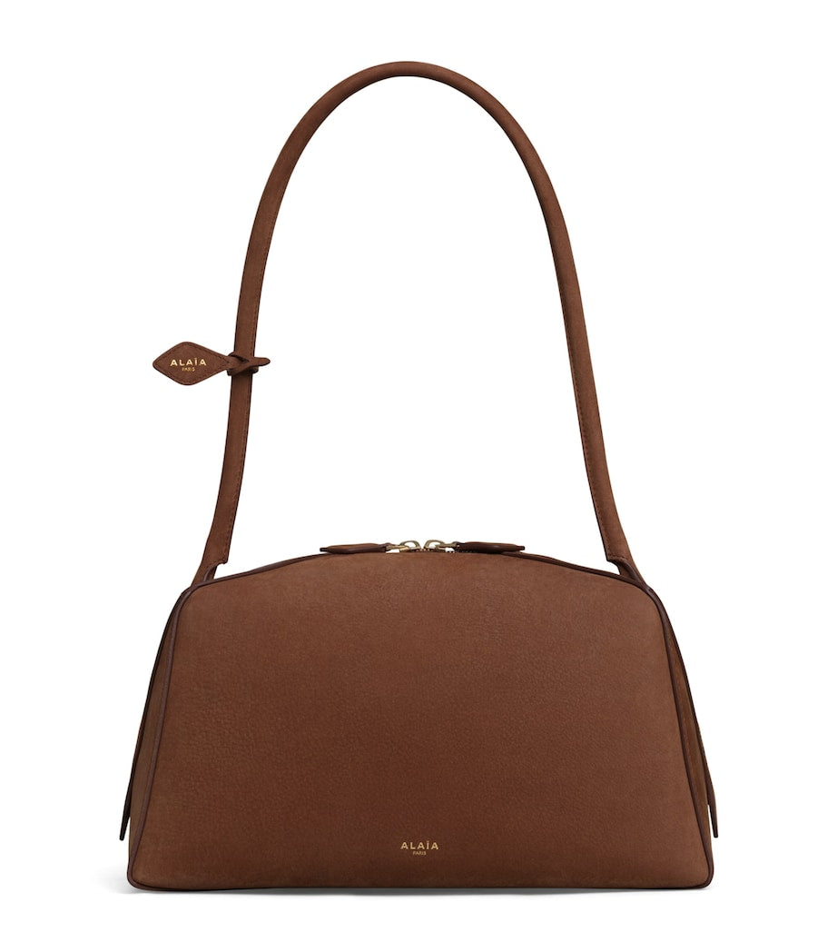 Alaïa Le Bouledogue shoulder bag nubuck leather, UK version