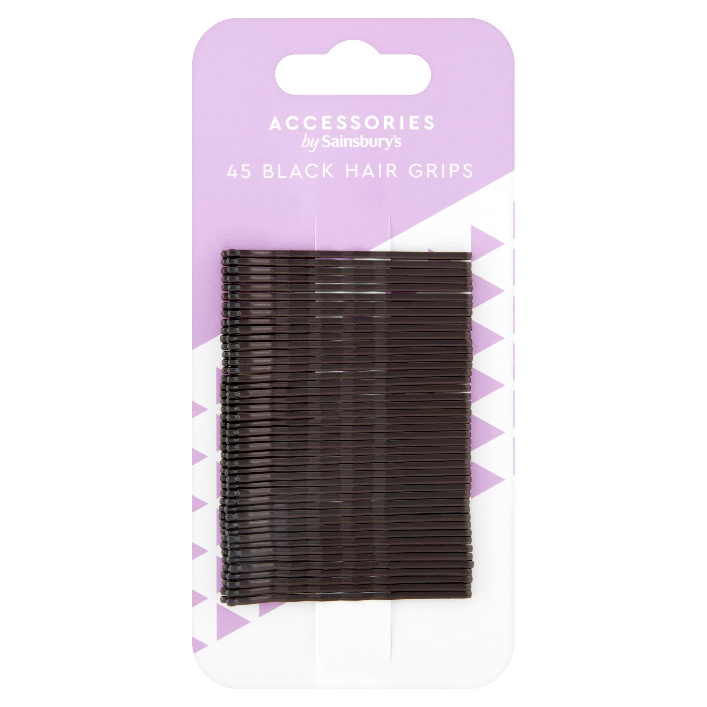 Sainsbury's Hair Grips Black x45 Hair accessories Sainsburys   