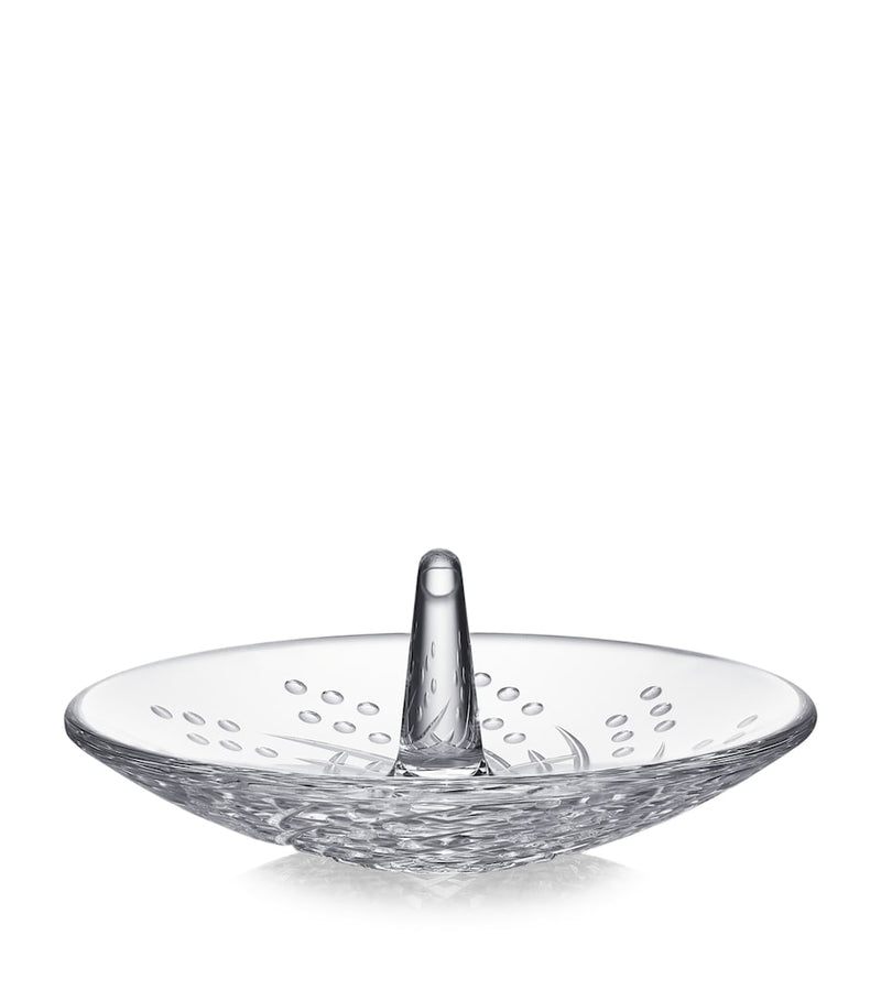 Waterford crystal ring holder Celebrations with karo cuts - British product