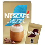 Nescafe Gold Cappuccino Decaf Unsweetened Taste Coffee Sachets GOODS ASDA   