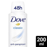 Dove Women Antiperspirant Deodorant Classic Aerosol 200ml GOODS Superdrug   