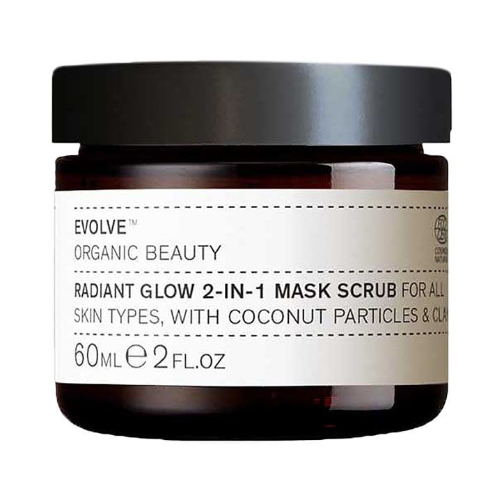 Evolve Radiant Glow 2-In-1 Mask Scrub 60ml GOODS Holland&Barrett