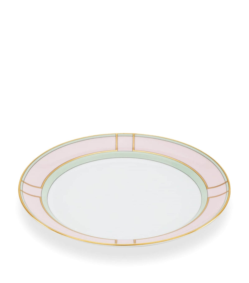 GINORI 1735 porcelain Colonna Diva Rosa side plate 24cm, UK version