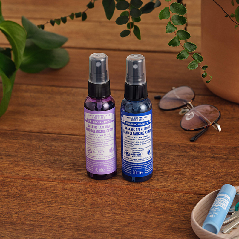 Dr Bronner Hand Hygiene Spray Lavender 60ml - British product