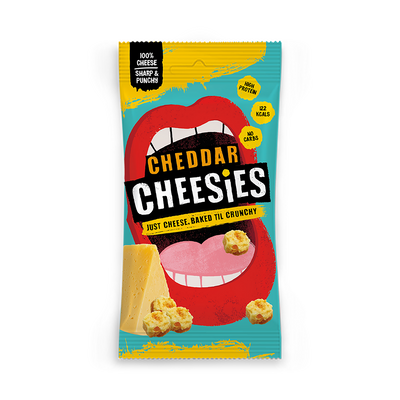Cheesies Cheddar Crunchy Popped Cheese 60g
