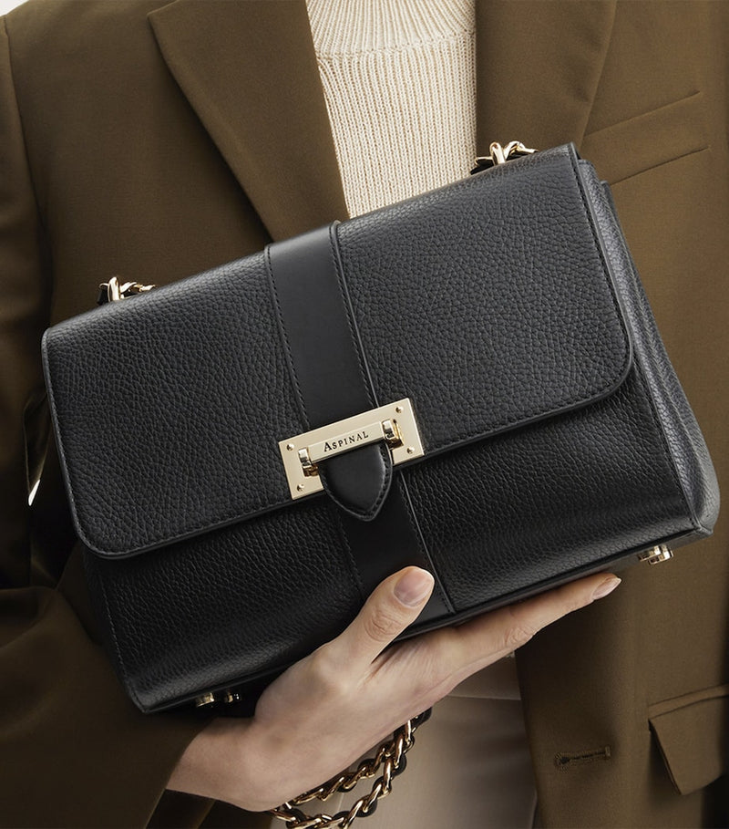 Aspinal of London Lottie large cross-body bag imported from the UK
