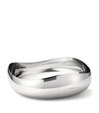 Large Polished Stainless Steel Sculptural Bowl 28cm