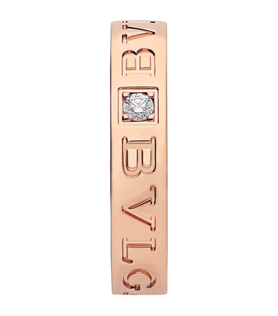 Bvlgari B.zero1 ring rose gold with diamonds, UK version