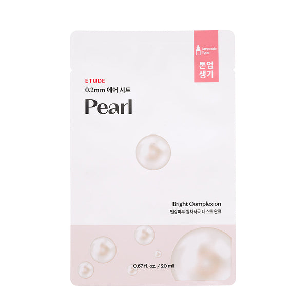 Etude 0.2mm Therapy Air Mask Pearl Sheet Mask, UK version