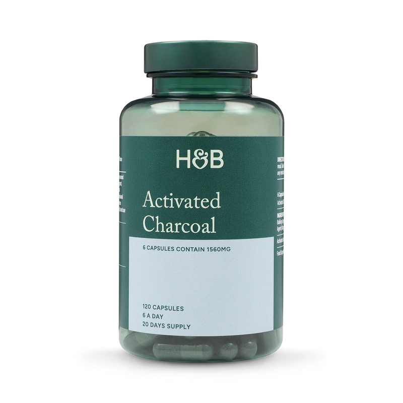 Holland & Barrett Activated Charcoal Capsules 120 count, UK version