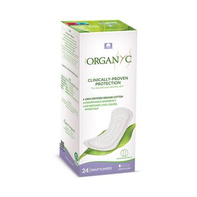 Holland & Barrett Organyc Panty Liners Flat Light Flow 24's- Buy online at McGrocer