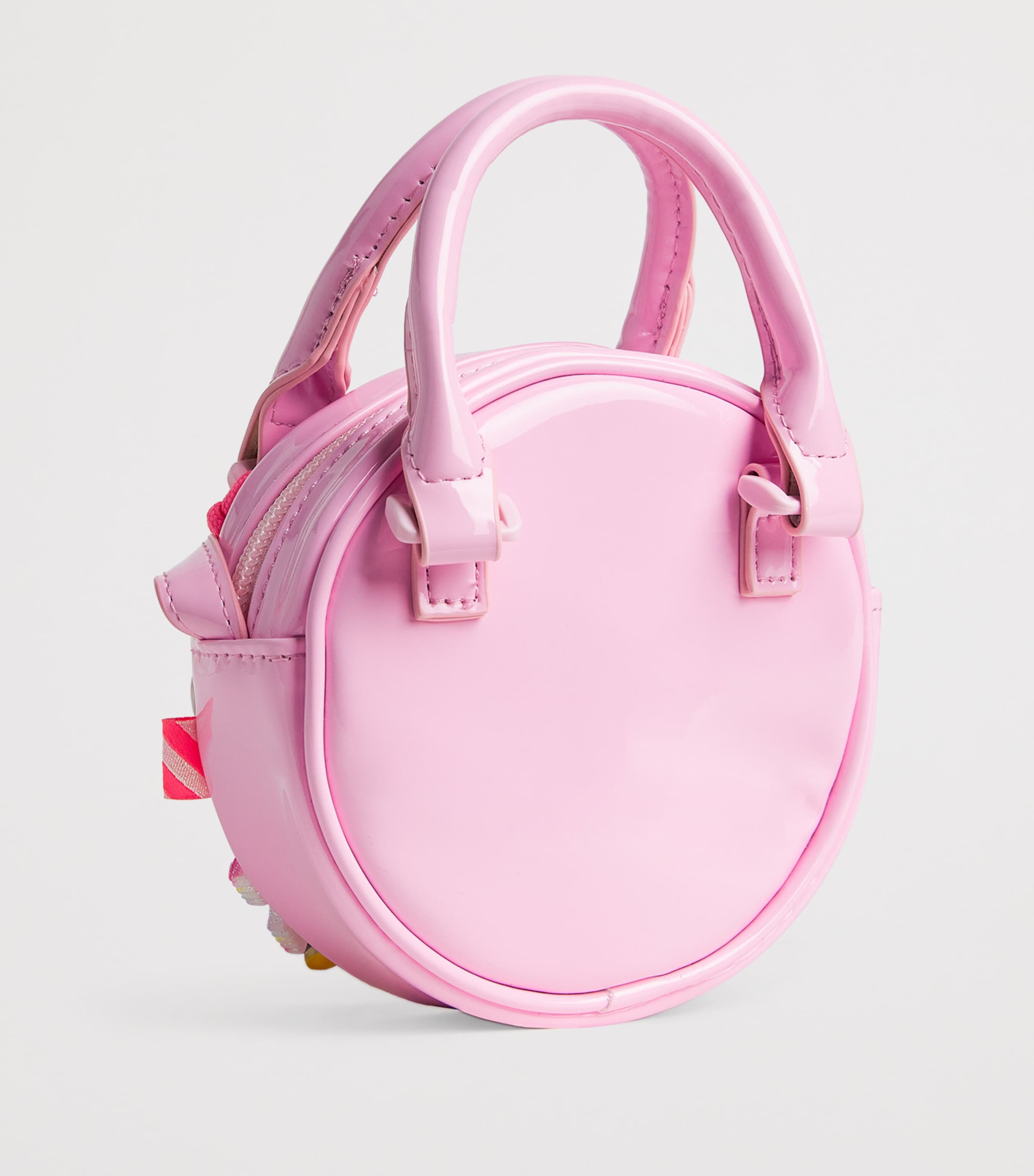 Billieblush faux leather pom-pom cross-body bag for children - British product