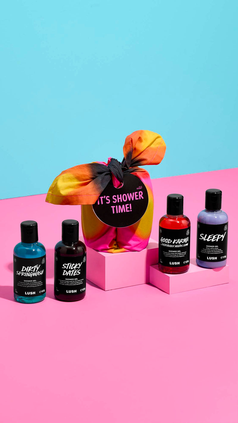 Lush It's Shower Time gift set, imported from the UK