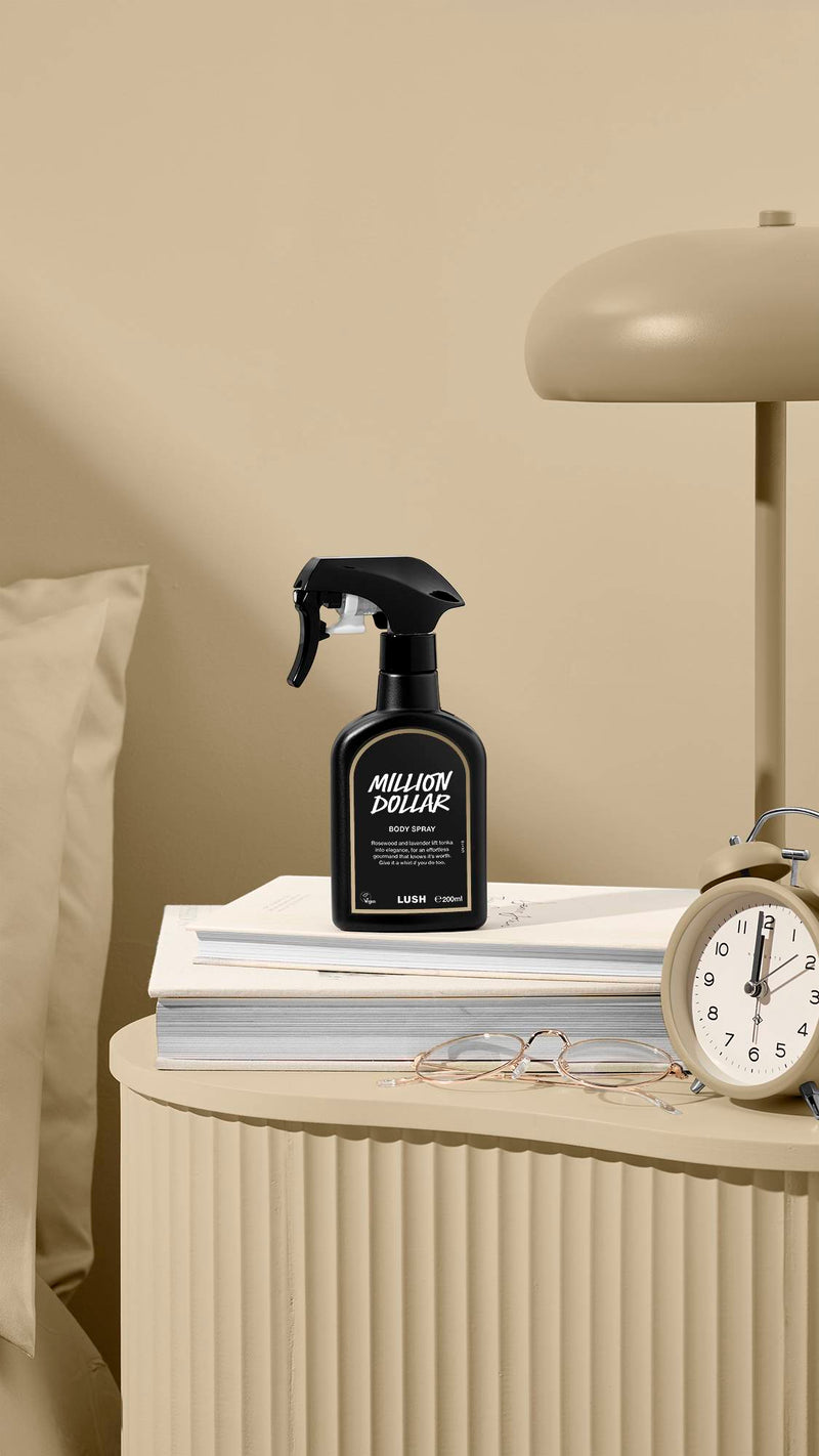 Lush Million Dollar body spray fragrance (British brand)