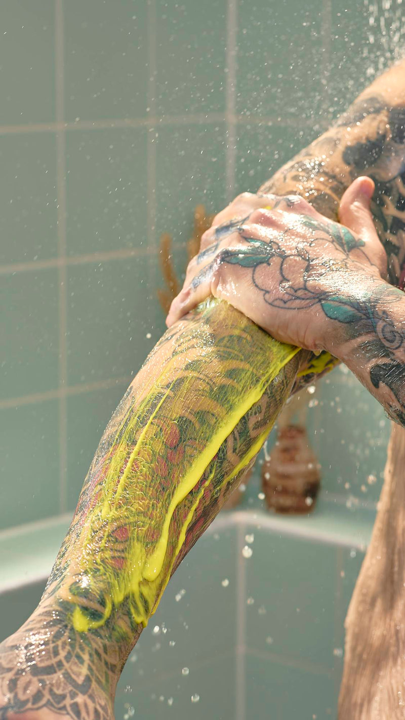 Lush Squeeze The Day citrus shower gel - British product