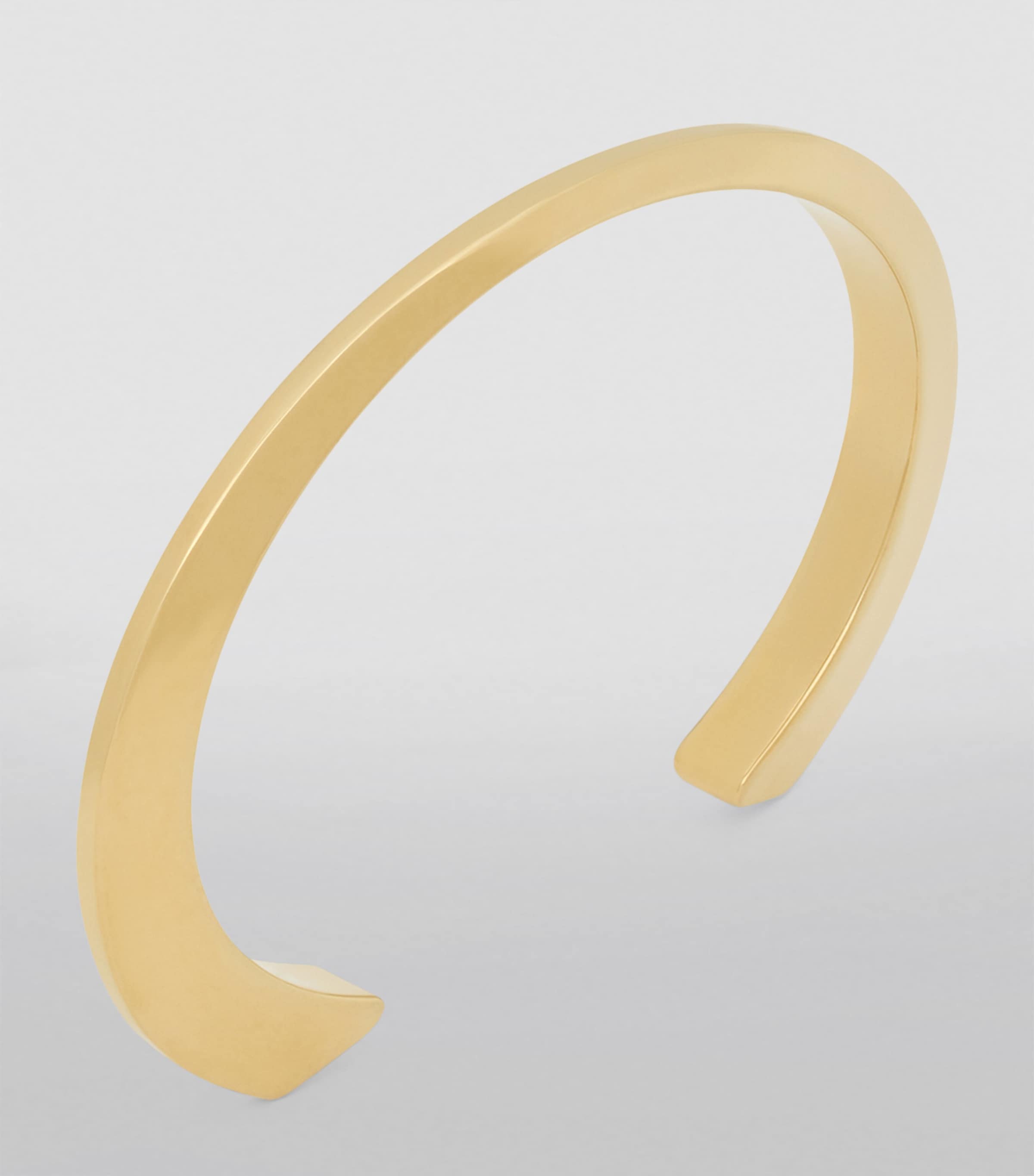 Saint Laurent peaked cuff bracelets gold and silver set, UK version