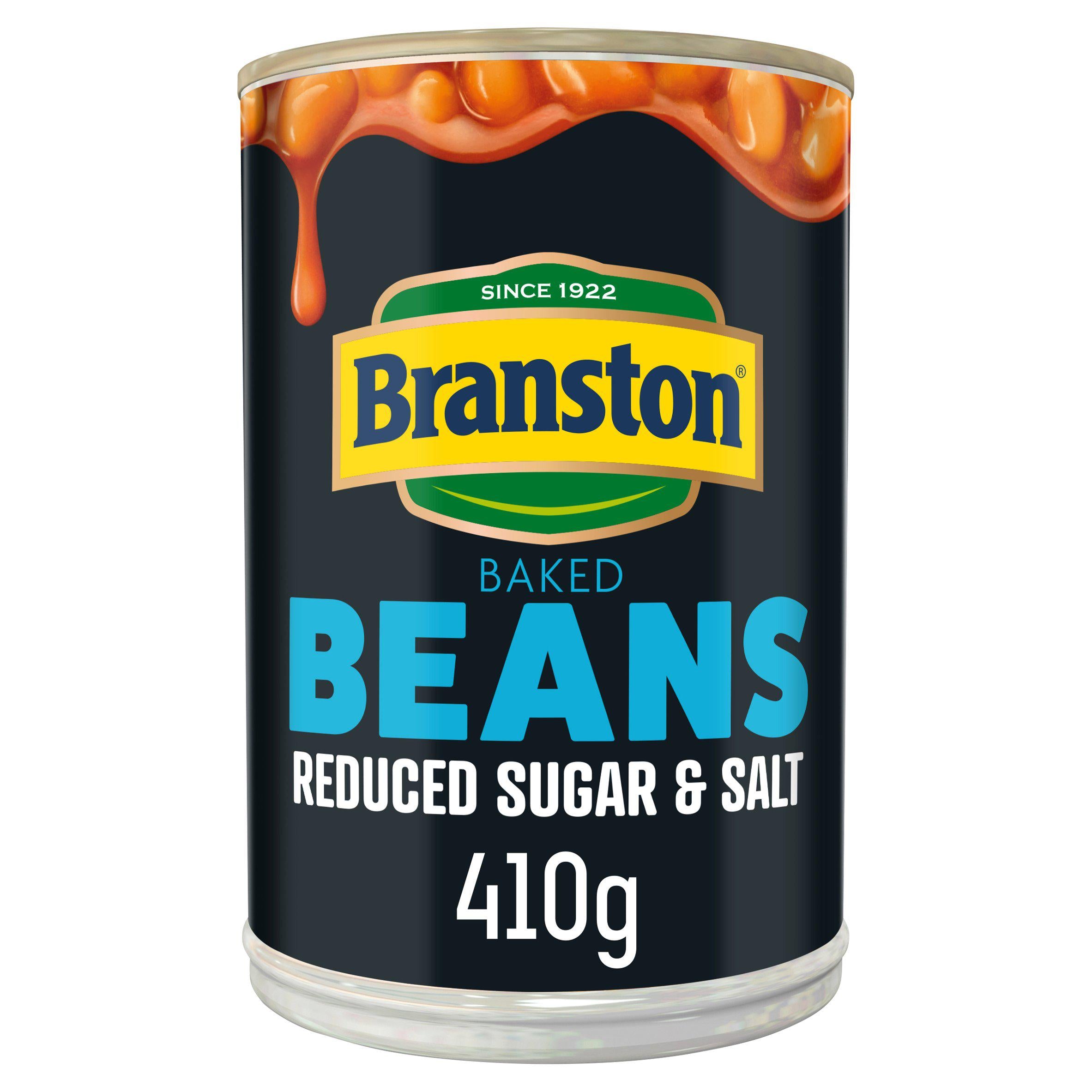 Branston Reduced Sugar & Salt Baked Beans 410g Baked beans & canned pasta Sainsburys   