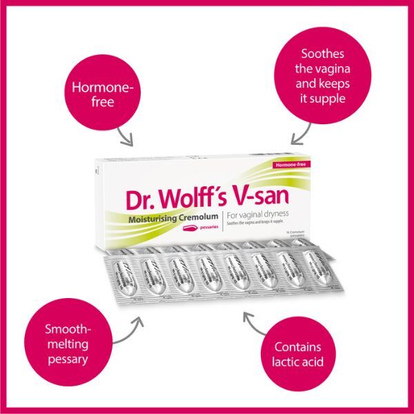 Dr. Wolff's V-san Moisturising Cremolum 2x 16pcs GOODS Superdrug   