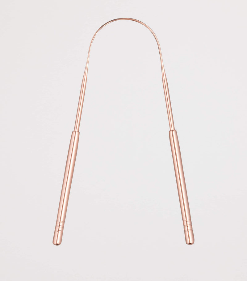Dr Reena stainless steel tongue scraper for oral hygiene - British product