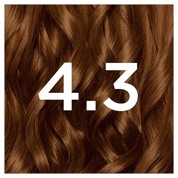 Garnier Nutrisse permanent hair dye 4.3 Dark Golden Brown, UK version
