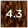 Garnier Nutrisse permanent hair dye 4.3 Dark Golden Brown, UK version