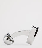 Babette Wasserman rotary rhodium-plated cufflinks 2.2cm (British brand)