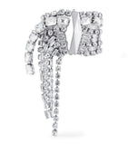 Jimmy Choo crystal-embellished Zandra bracelet, imported from the UK