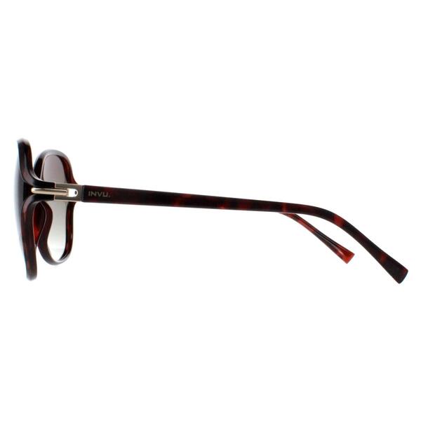 INVU B2114 brown polarized sunglasses for women, imported from the UK