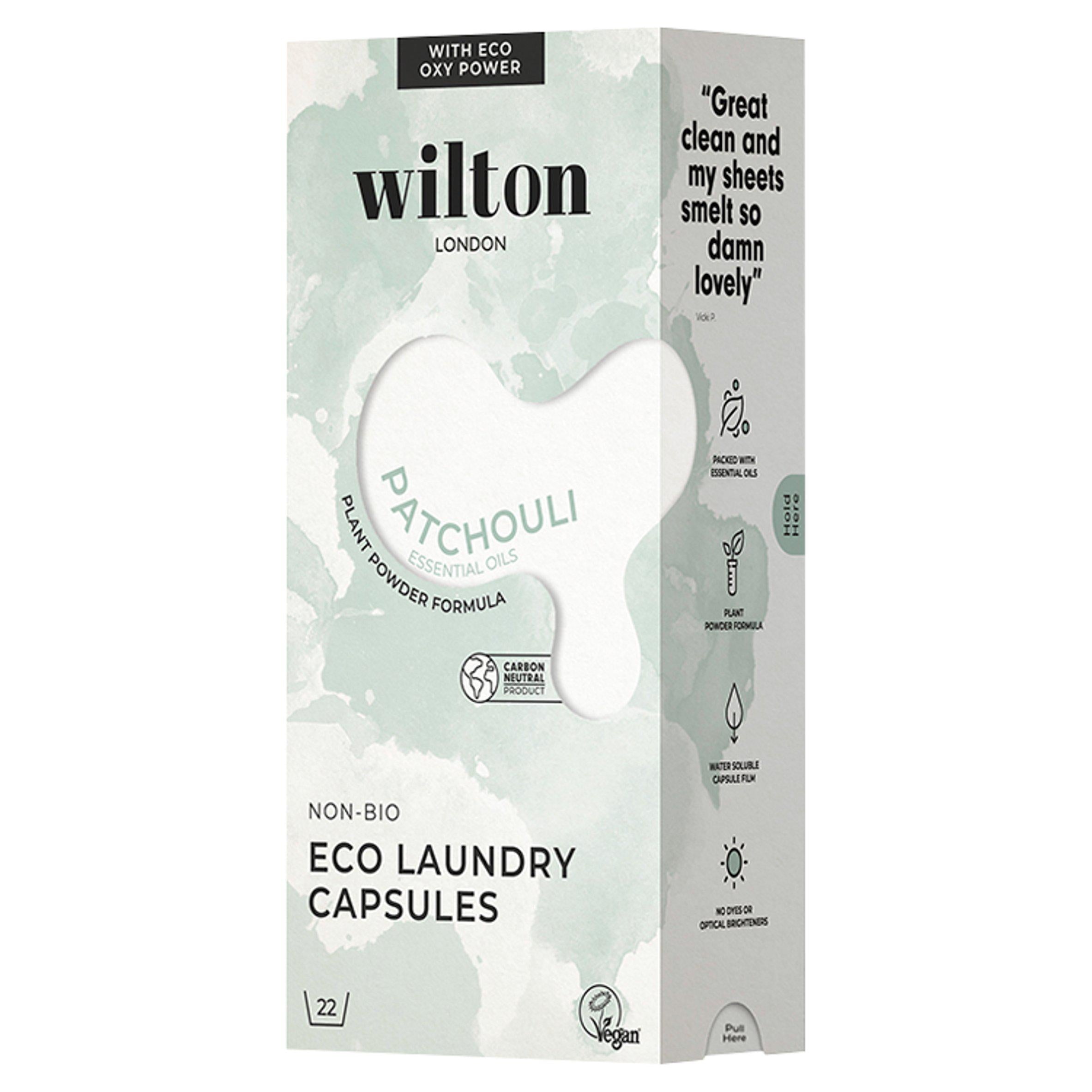 Wilton London Non Bio Eco Laundry Capsules 22x20g GOODS Sainsburys   