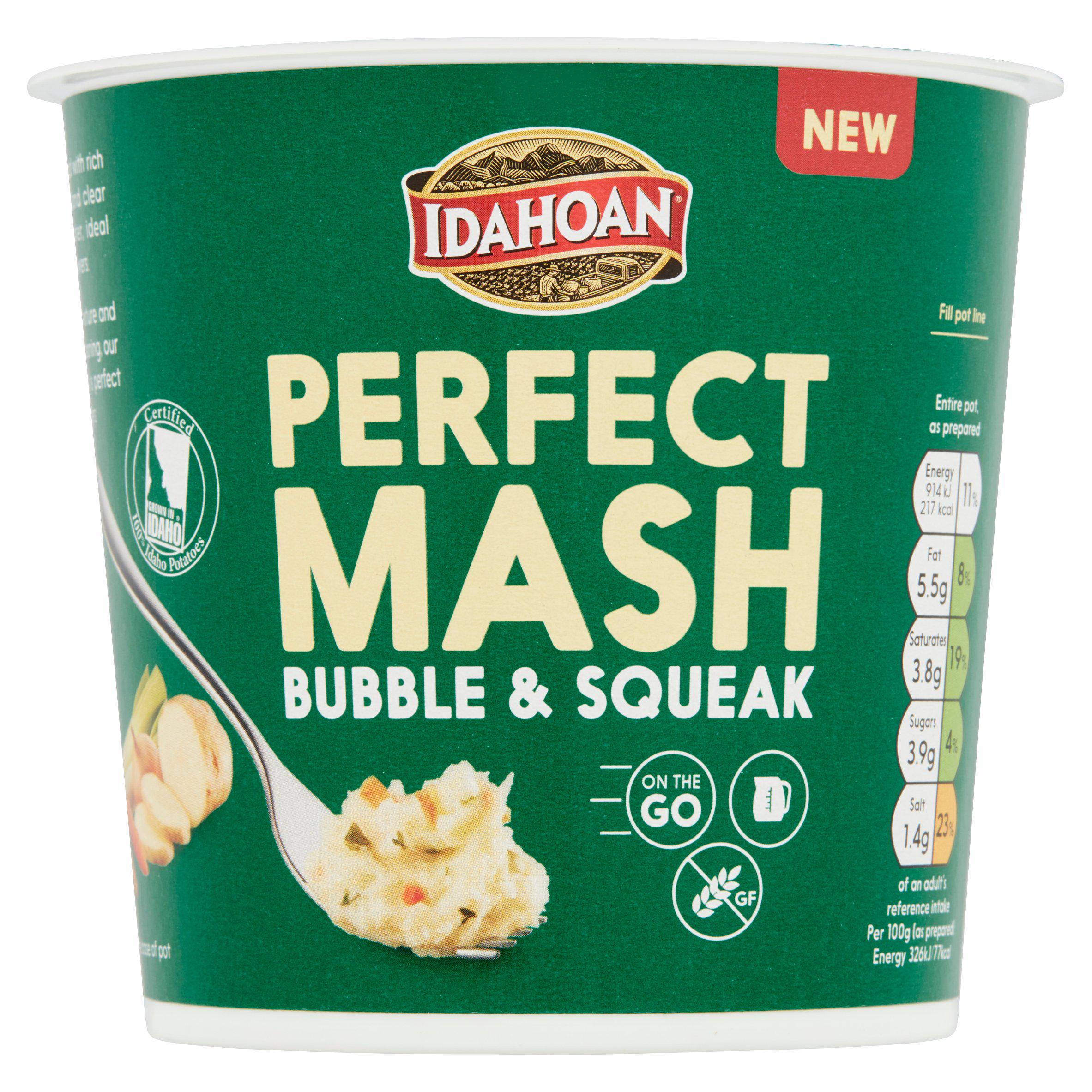 Idahoan Perfect Mash Bubble & Squeak Snack Pot 55g GOODS Sainsburys   