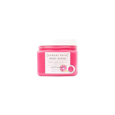 Superdrug Sunday Rain Pink Grapefruit & Havsalt Kroppsskrubb - Kjøp online hos McGrocer