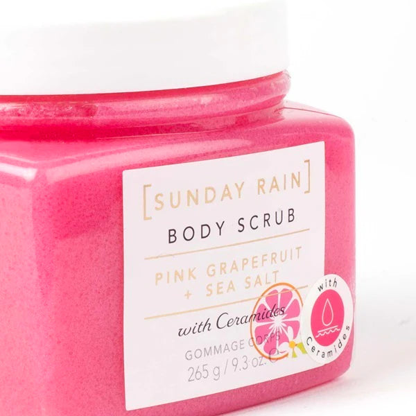 Sunday Rain Pink Grapefruit & Sea Salt Body Scrub (British brand)
