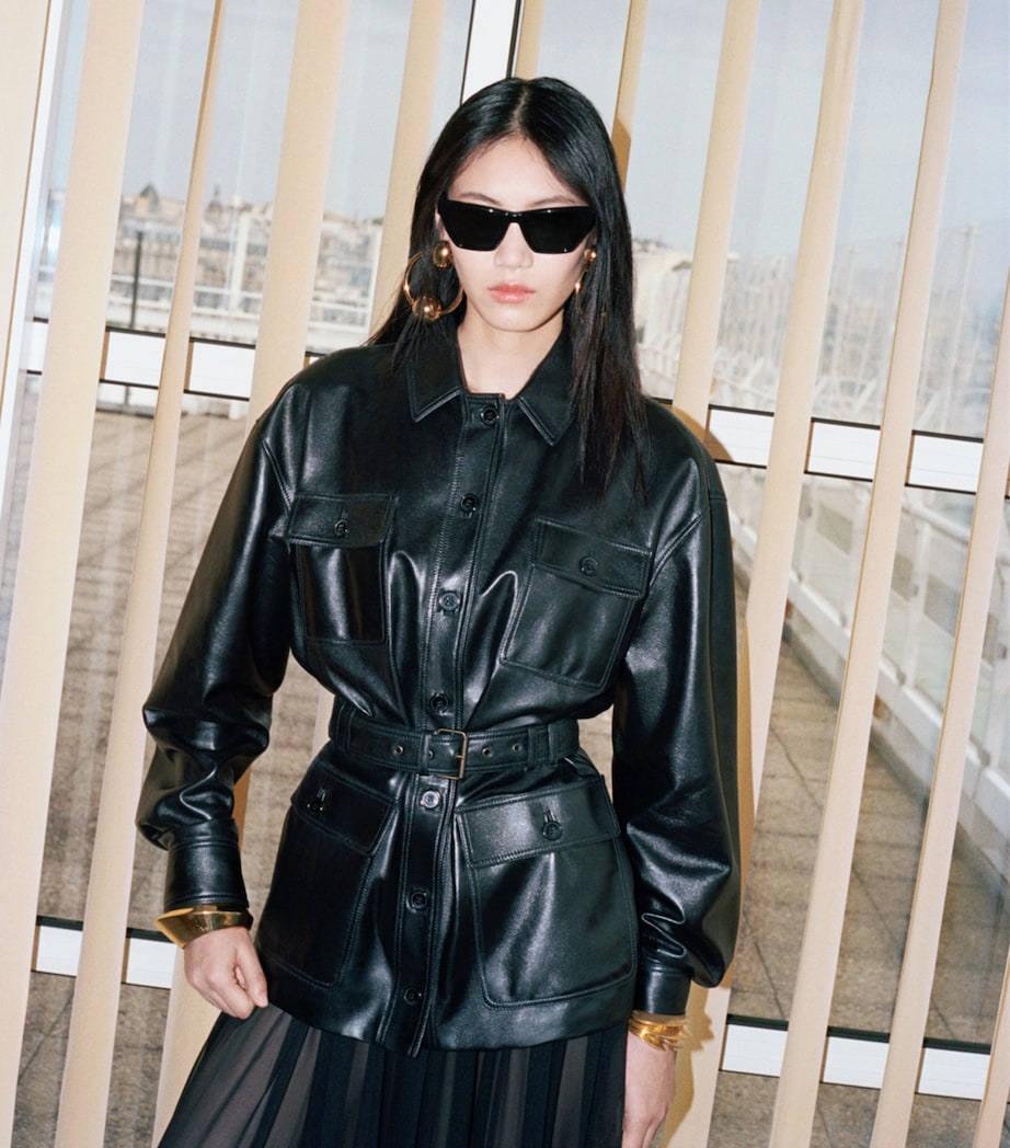 Saint Laurent SL M103 cat eye sunglasses black acetate (British brand)