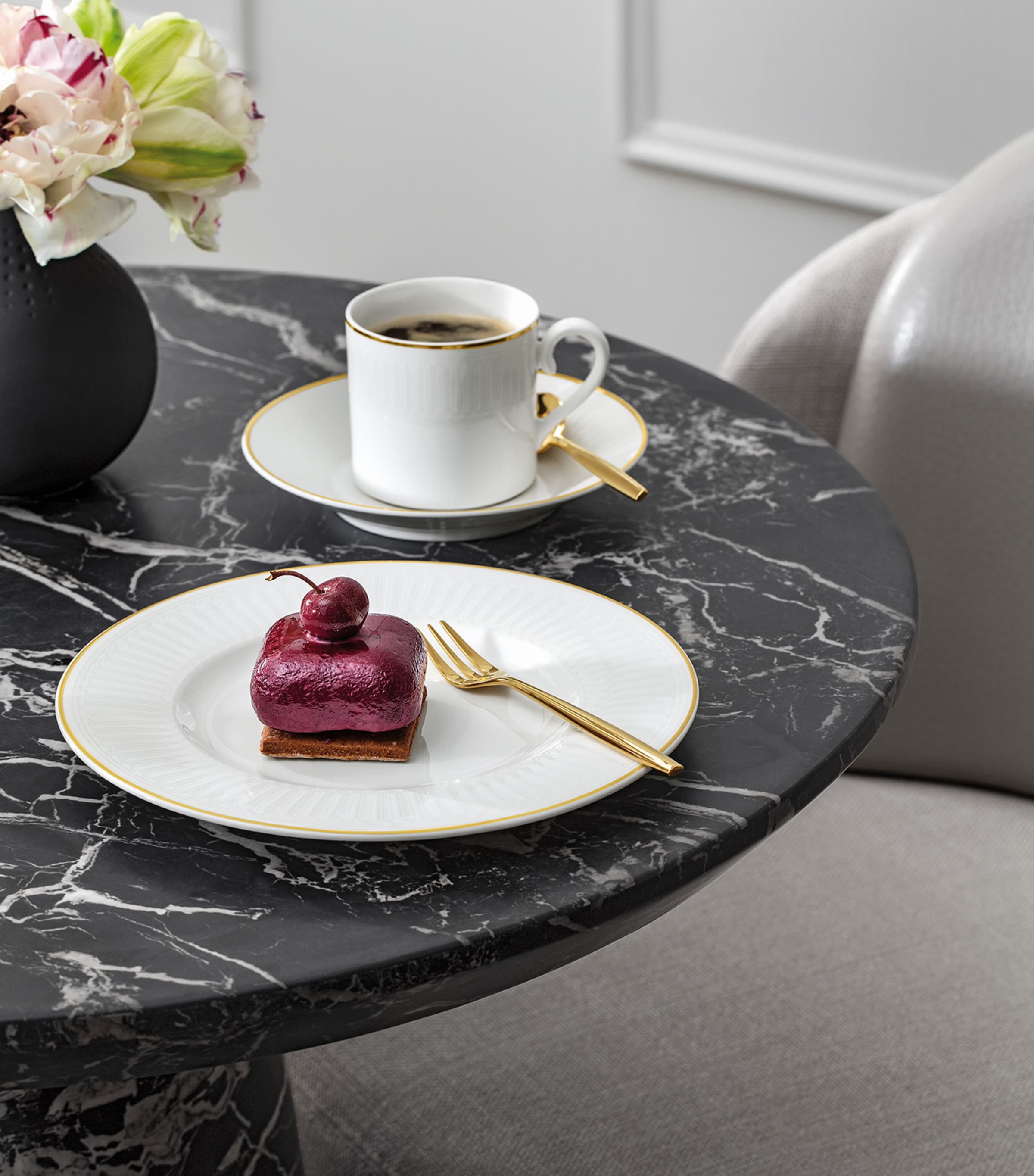 Villeroy & Boch bone porcelain Château Septfontaines salad plate 22.5cm (British brand)